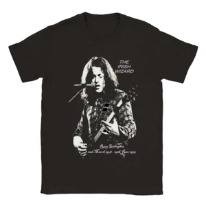 Rory Gallagher Tribute Tee The Irish Wizard Classic Unisex Crewneck T-shirt - Picture 1 of 11