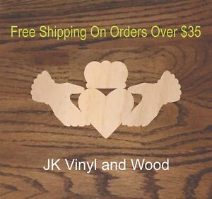 Hands Holding Heart Wood Cutout,  Laser Cut Wood, Craft Wood, Crafting A253
