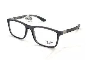 Nuevas gafas Ray-Ban 8908-8061 transparentes gris nailon fibra de carbono diseño marcos - Imagen 1 de 6