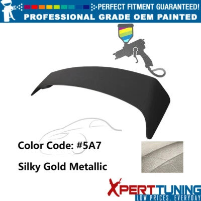 Fits 09-13 Toyota Corolla OE Style Painted #5A7 Gold Trunk Spoiler W/ LED Brake Foto 1 de 4