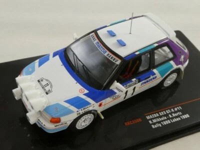 IXO mazda 323 GT-X #11 Mikkola Rally 1000 Lakes 1990 1/43 RAC358B - Immagine 1 di 3
