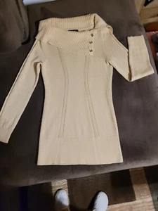 Style & Co Sparkly Gold Tunic/Dress, Size M - Picture 1 of 5