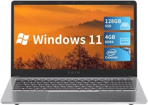 SGIN 17.3 inch FHD Laptop NoteBook Intel Celeron with 12GB RAM 512GB SSD Win11 - Picture 1 of 10