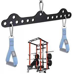 LAT Pulldown Attachments, Double to Single D Handle Adaptor Plate for Neutral... - Picture 1 of 6