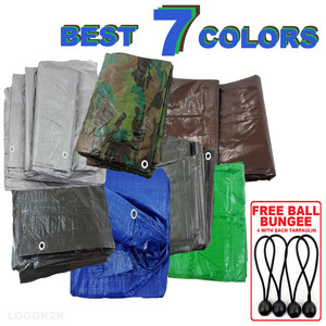 Tarpaulin Regular And Heavy Duty Waterproof Cover Tarp Ground Sheet 42 Options