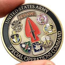 Bronze Plated U.S. Army Special Challenge Coin Command Operations Collectible