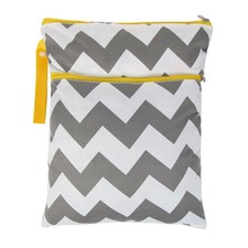 Wet Dry Diaper Bags Washable Stripe Nappy Storage Bag Stroller Accessory #gib