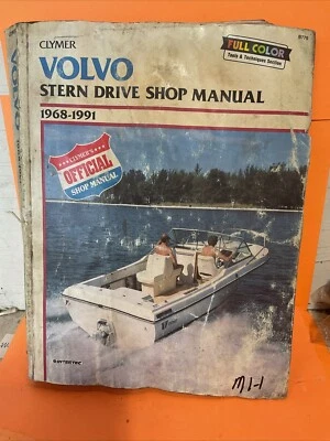 Manual de taller de transmisión de popa Cymer Volvo 1968-1988 B770 usado mojado M1-1 Foto 1 de 4