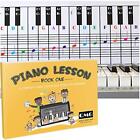 Piano and Keyboard Note Chart and Complete Color Note Piano Music Lesson and ...