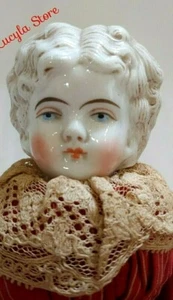 Antiguo 11" Hertwig Alemán Cabeza de China Rubia Muñeca Bajo Conjunto Cuerpo Original #136 - Imagen 1 de 12