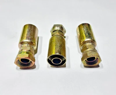 (3) 12U-062 WEATHERHEAD Steel 3/4" Hose x 3/4" Pipe Female Straight Pipe Swivel - Image 1 of 4