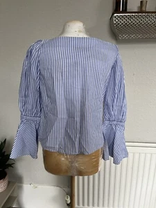 Alexis White Lace Short Sleeve Top With Cream Silk Bow, Sz S £180 - Picture 1 of 6