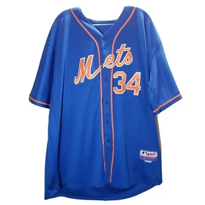 Noah Syndergaard #34 New York Mets Majestic Trikot Gr. 56 MLB Cool Base Blau - Bild 1 von 10