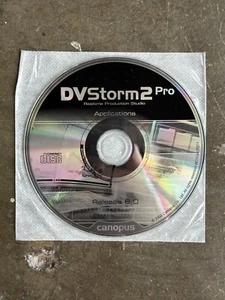 DVStorm 2 Canopus Production Studio Applications Release 6.0 Software Disc CD - Picture 1 of 1
