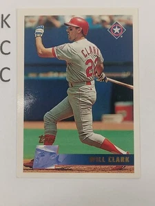 1996 Topps #299 Will Clark Texas Rangers - Picture 1 of 2