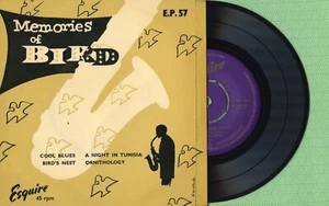 CHARLIE PARKER / Memories Of Bird / ESQUIRE E.P 57 Press. England 1955 EP EX - Bild 1 von 5