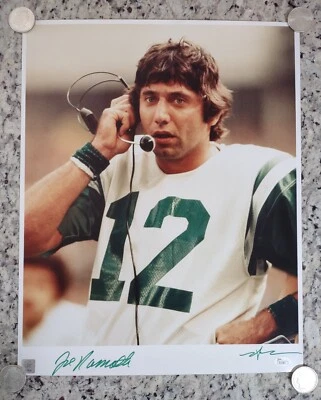 VERY RARE VINTAGE! Joe Namath Signed Auto 16x20 Football Photo JSA Sticker! - Image 1 of 4
