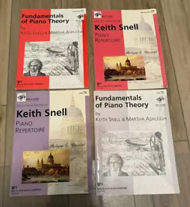 Fundamentals of Piano Theory by Keith Snell & Martha Ashleigh Set of 4 Books - Picture 1 of 1