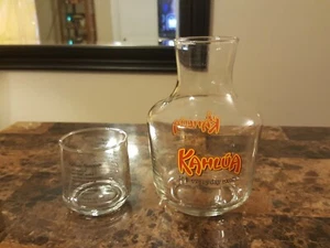 Kahlua Vintage The Everyday Exotic 7" Glass Tumble Up Bedside Water Recipe Cup. - Foto 1 di 12