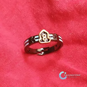 Anime Fire Force Shinra Kusakabe No.8 Logo Ring Finger Ring Jewelry Cosplay Gift - Picture 1 of 9