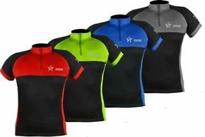 Mens Cycling short Half Sleeve Jersey Bike Top Cycling Shirt Racing Outdoor - Picture 1 of 15