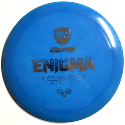 New Discmania Evolution Lux “Not Lux Vapor” Enigma Driver Disc Golf 174g OOP New - Image 1 of 3