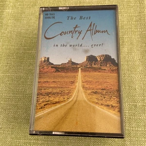 THE BEST COUNTRY ALBUM IN THE WORLD EVER ! - UK Double Album Audio Cassette - Picture 1 of 2