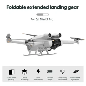 Lightweight Heightened Landing Gear Extended Leg Protector For DJI Mini 3 Pro - Picture 1 of 11
