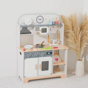Wooden Mini Kitchen Set for Toddlers - 31.5in-High Pretend Play Kitchen - All... - Picture 1 of 6