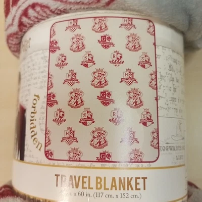 Manta suave de viaje Harry Potter 46 pulgadas x60 pulgadas. Nuevo con etiquetas - Mundo Mágico Foto 1 de 4