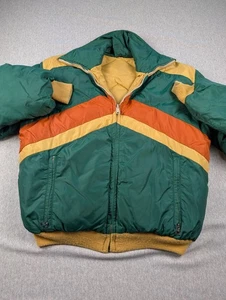 Vintage Gerry Down Jacket Men’s Medium Reversible Puffer USA 70s 80s Retro Ski - Picture 1 of 12