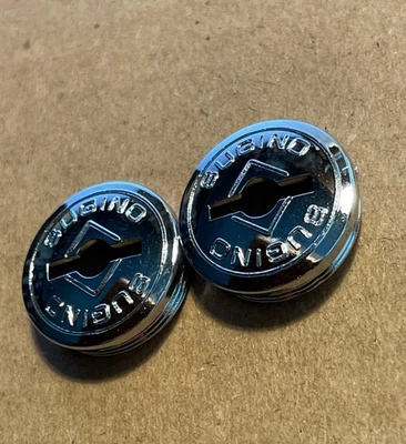 Новые из старых запасов винтажные пылезащитные колпачки на рукоятку Sugino хром пластик BMX MTB ROAD - Изображение 1 из 4