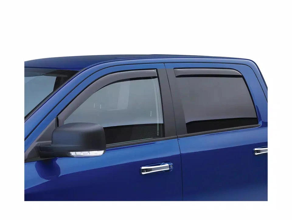 EGR In-Channel Window Deflectors Fits 2008-2013 Chevy 1500 Crew Cab Front/Rear Foto 1 de 4