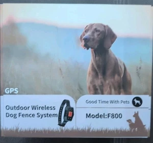 Outdoor GPS Wireless Dog Fence System Model: F800 Good Time With Pets - Picture 1 of 2