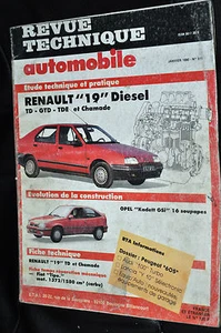 Revue technique automobile Renault 19 diesel n° 511 - Picture 1 of 1