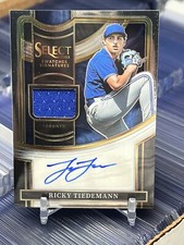 2023 Panini Select Select Swatches Signatures Ricky Tiedemann #SSS-RT Auto