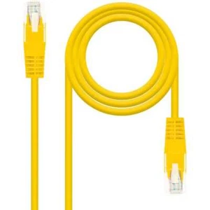 Ethernet Netzwerkkabel RJ45 Cat.6 UTP AWG24, 25cm Kabel, Farbe Gelb - Bild 1 von 3