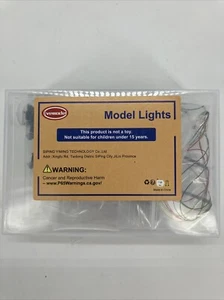 JTD873GR 3pcs Model Railway HO Scale Traffic Signal 2-Lights Block Signal 6cm - Picture 1 of 2