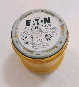 EATON SL7-BL24-Y YELLOW 24V AC/DC Tower Light Led Module - Picture 1 of 5