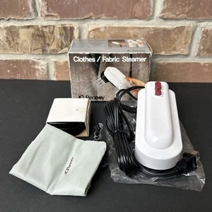 JC Penney 1007 Travel Fabric Steamer Dual Voltage Steams Clothing - Picture 1 of 8