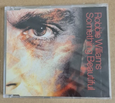 Maxi-CD  ( 2 Titel)   Robbie Williams - Something Beautiful - Bild 1 von 2