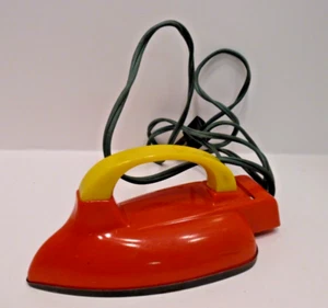 Vintage RED Glo-Light Electric Toy Iron Original Box - Picture 1 of 7
