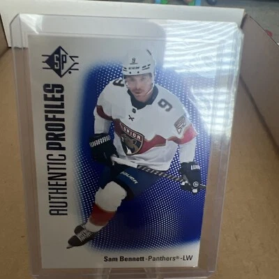 2021-22 UD SP Hockey Authentic Profiles Blue #AP-18 Sam Bennett - Image 1 of 2