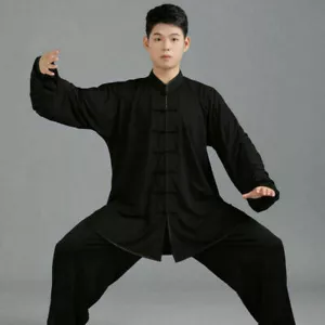 Chinese Tai Chi Kung Fu Uniform Wushu Taiji Suit Martial Milk Silk Uniform Arts - Picture 1 of 18