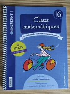 Libro de texto 6 PRIMARIA MATEMATICAS CLAUS MATEMÀTIQUES - Imagen 1 de 1