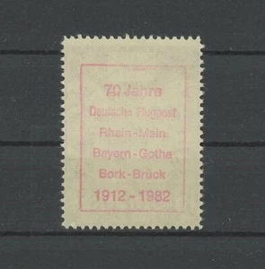 BRD GEDENKMARKE 1982 LUFTFAHRT BORK-BRÜCK 70 JAHRE DEUTSCHE FLUGPOST ** m3832 - Bild 1 von 2