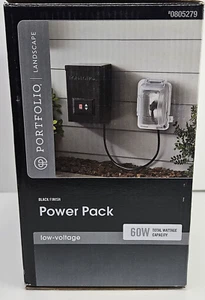 Portfolio 60 Watt 12-Volt Multi Tap Landscape Lighting Transformer 0805279 - Picture 1 of 5