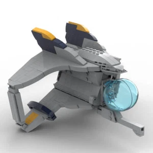MOC: Sci-fi Fighter Airplane 440 Pieces moc-102299 Building Toys Set - Picture 1 of 3