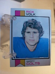 1973 Topps Football Card   #105 Rick Volk    (87279) - Imagen 1 de 2