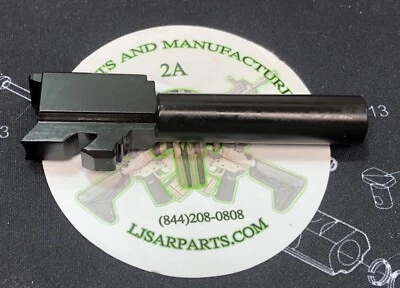 LJ'S PARTS Black Nitride Barrel for Glock 43 43x 9mm - 1:10 USA-